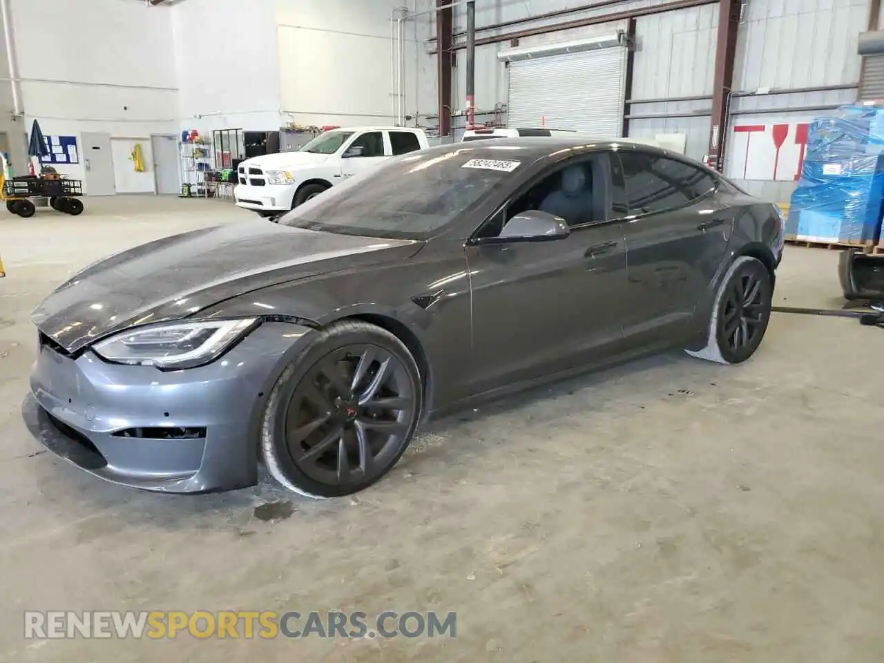 1 Фотография поврежденного автомобиля 5YJSA1E51MF429302 TESLA MODEL S 2021