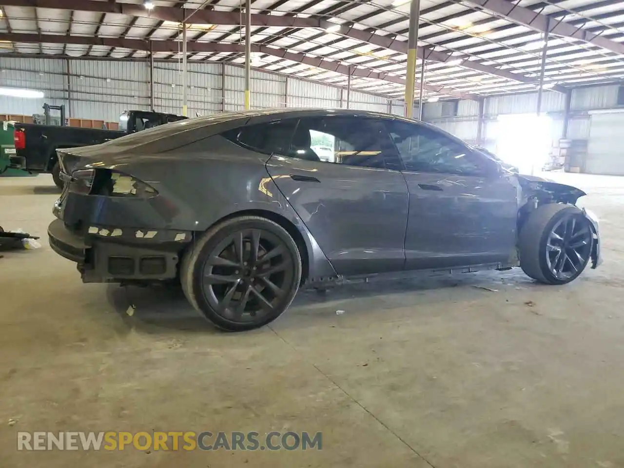 3 Фотография поврежденного автомобиля 5YJSA1E51MF429302 TESLA MODEL S 2021