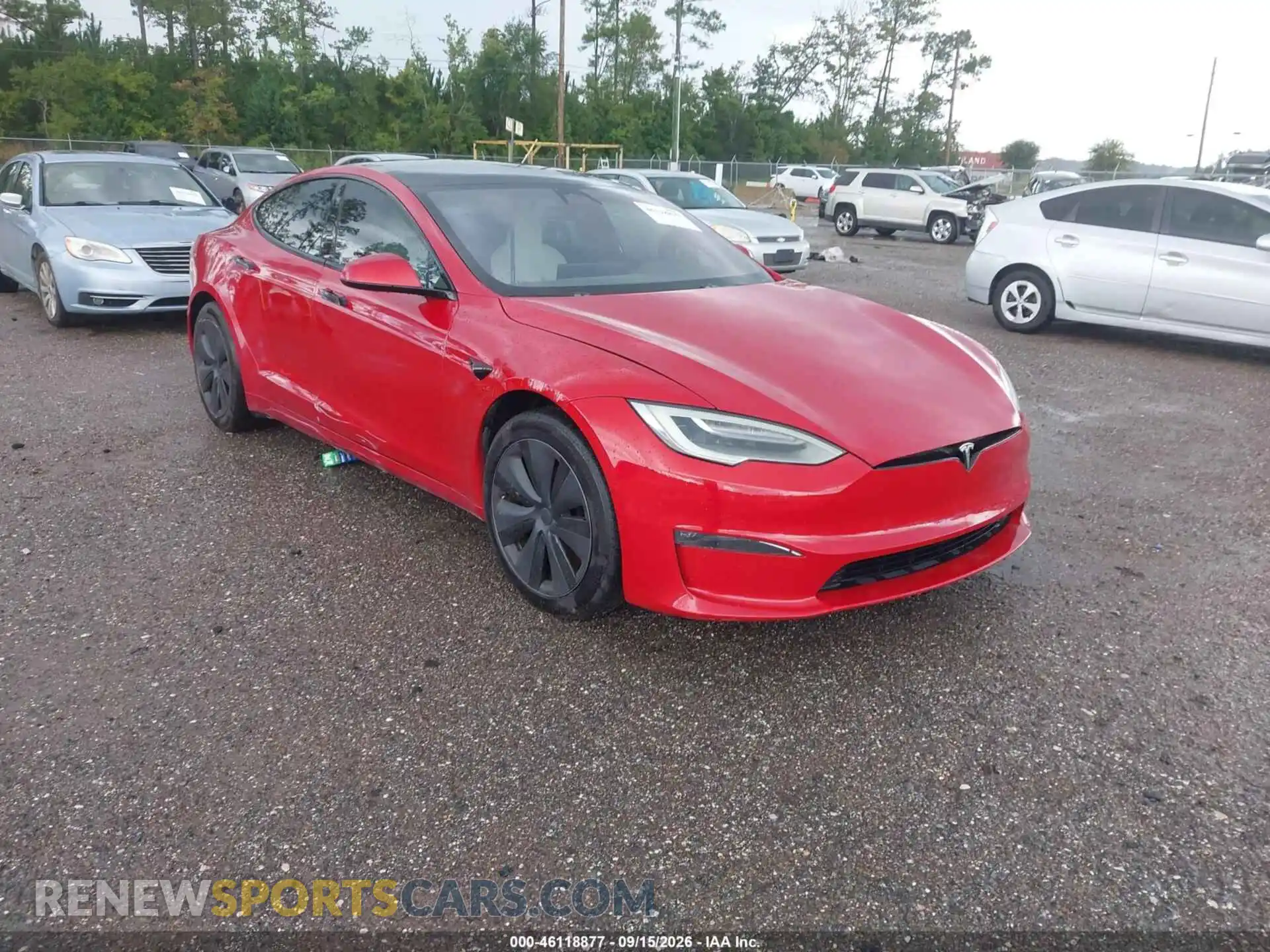 1 Фотография поврежденного автомобиля 5YJSA1E52MF428403 TESLA MODEL S 2021