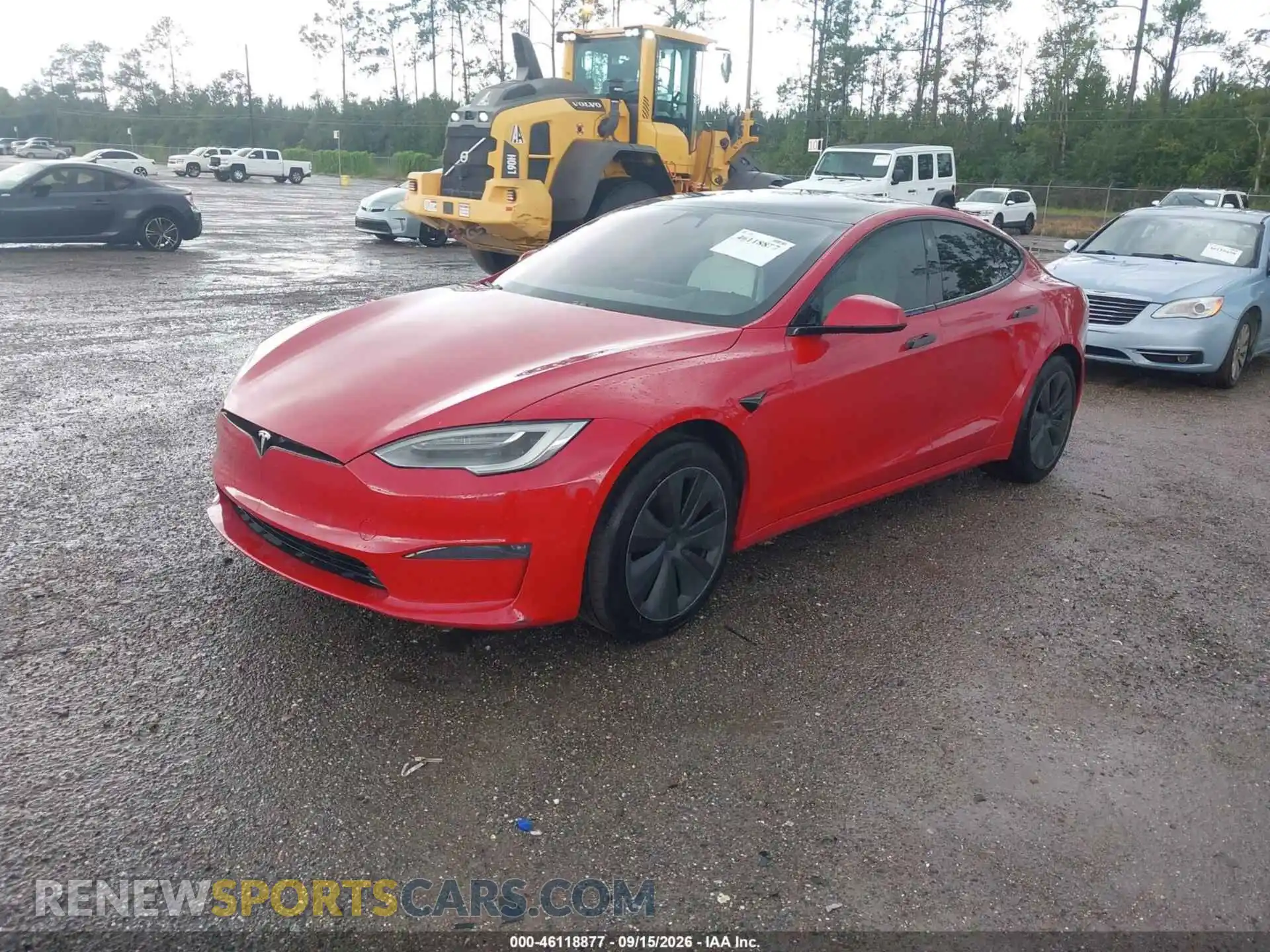 2 Фотография поврежденного автомобиля 5YJSA1E52MF428403 TESLA MODEL S 2021