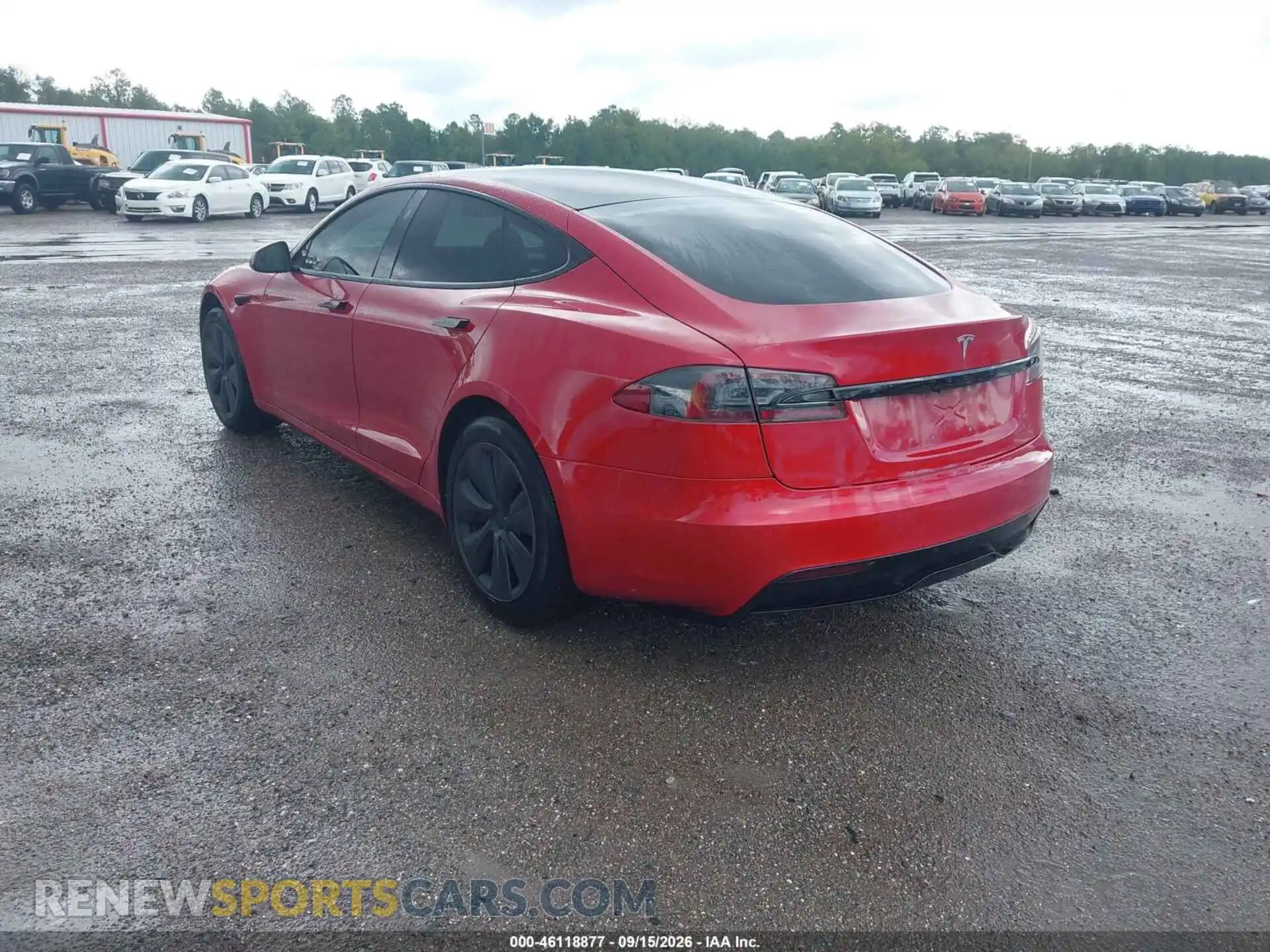 3 Фотография поврежденного автомобиля 5YJSA1E52MF428403 TESLA MODEL S 2021