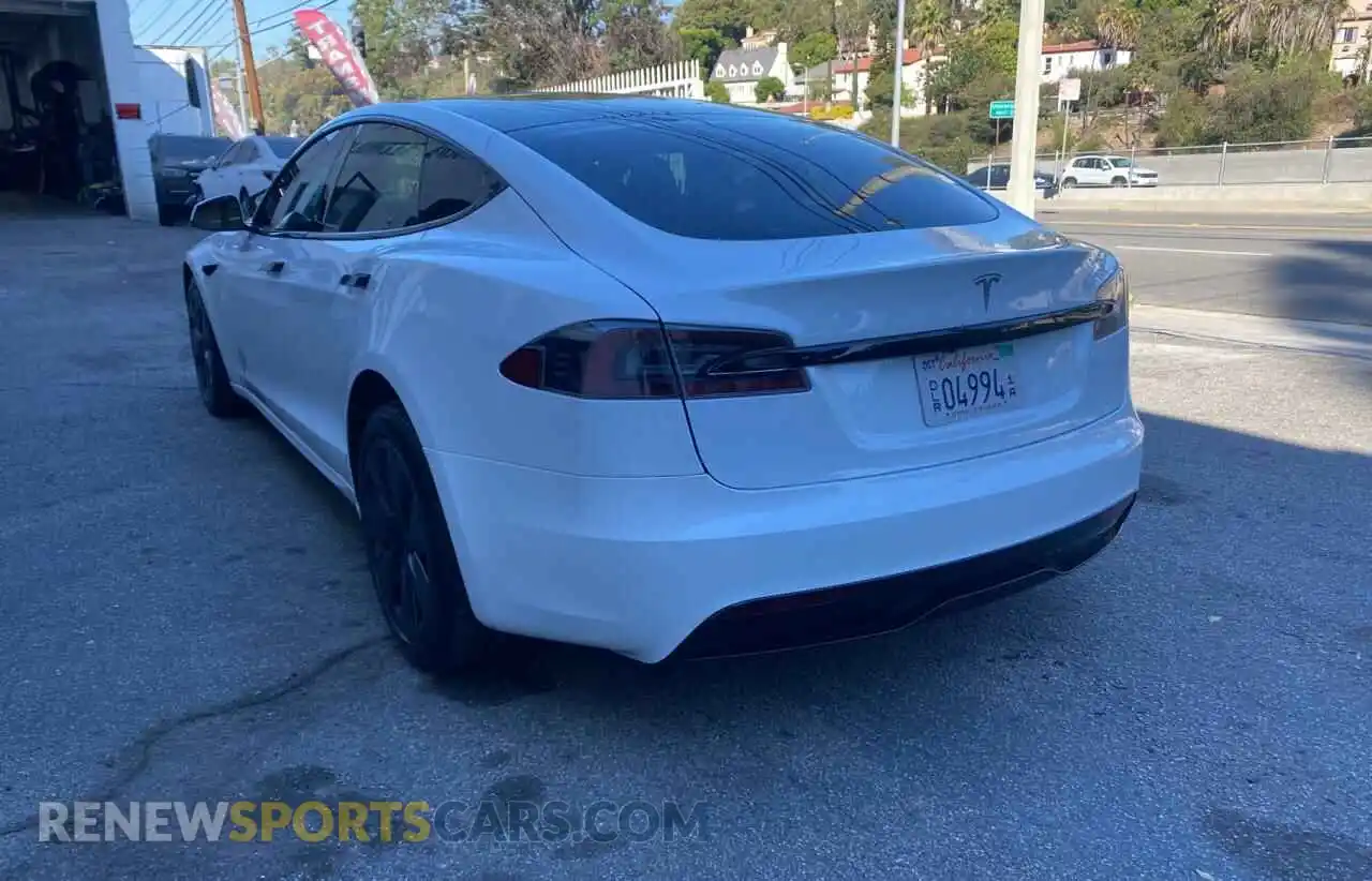3 Photograph of a damaged car 5YJSA1E52MF439367 TESLA MODEL S 2021
