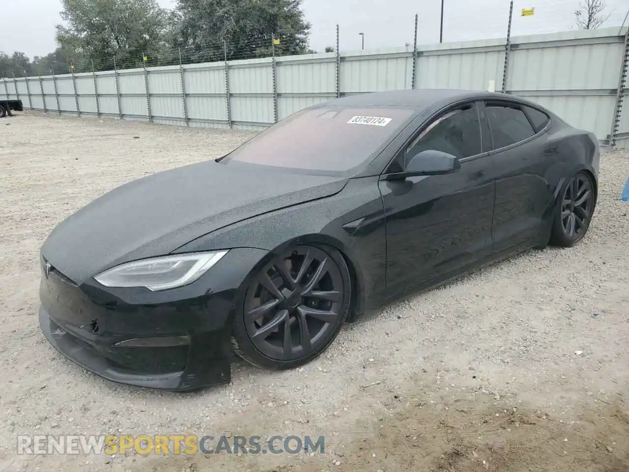 1 Photograph of a damaged car 5YJSA1E53MF429348 TESLA MODEL S 2021