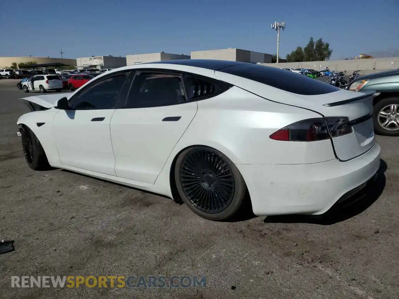 2 Фотография поврежденного автомобиля 5YJSA1E59MF441715 TESLA MODEL S 2021