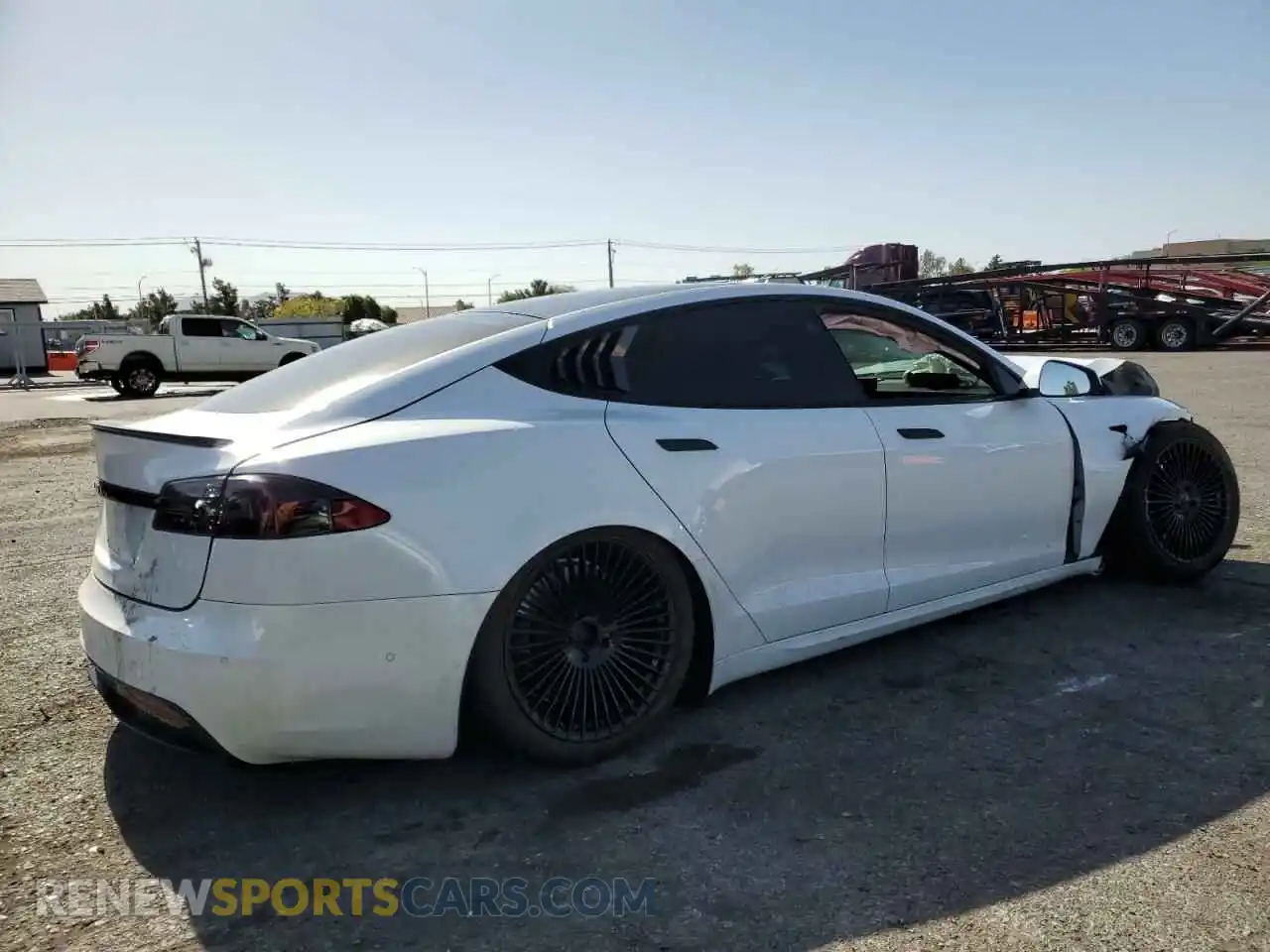 3 Фотография поврежденного автомобиля 5YJSA1E59MF441715 TESLA MODEL S 2021