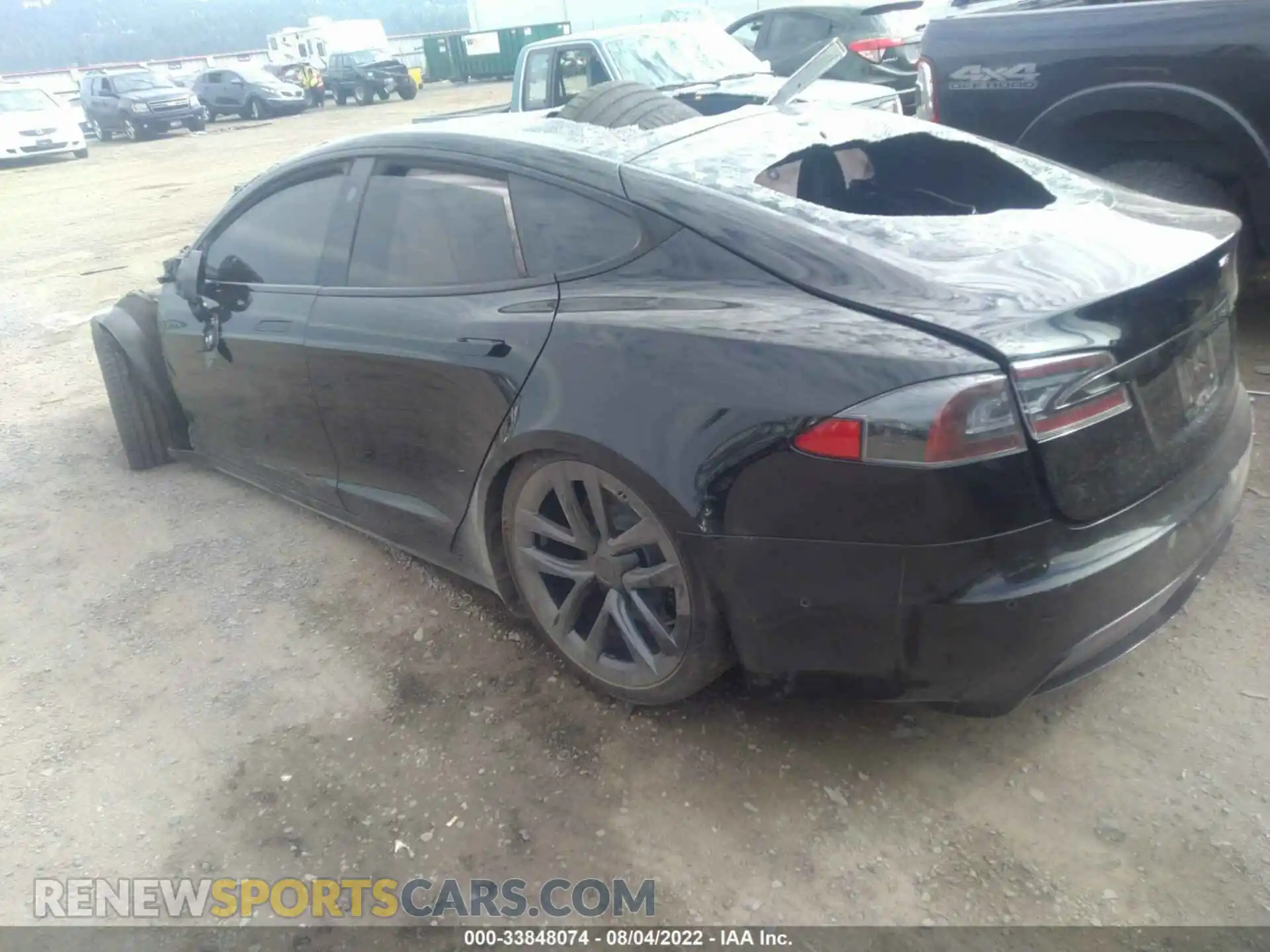 3 Photograph of a damaged car 5YJSA1E5XMF437849 TESLA MODEL S 2021