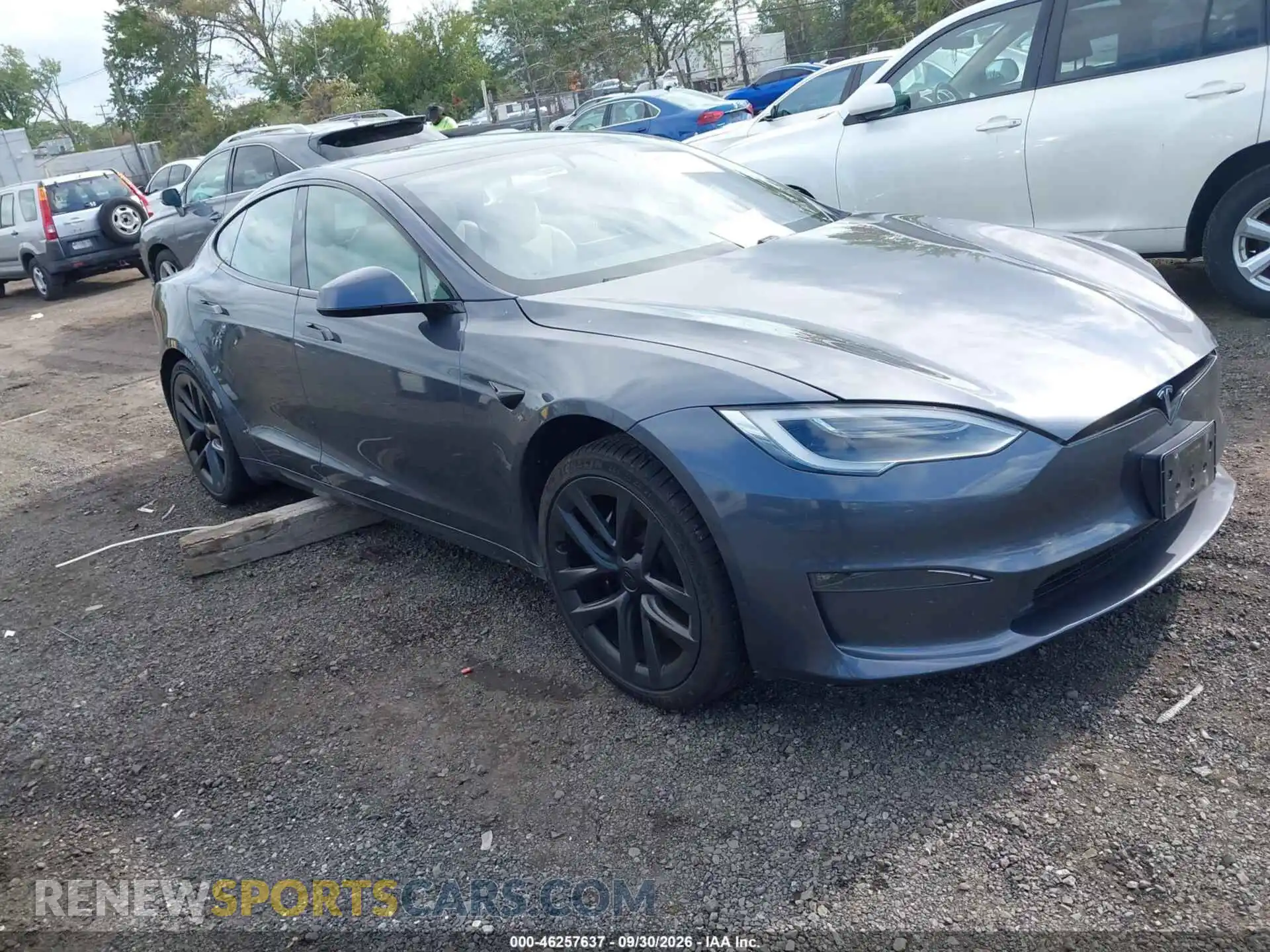 1 fotografías del automóvil dañado 5YJSA1E61MF439059 TESLA MODEL S 2021