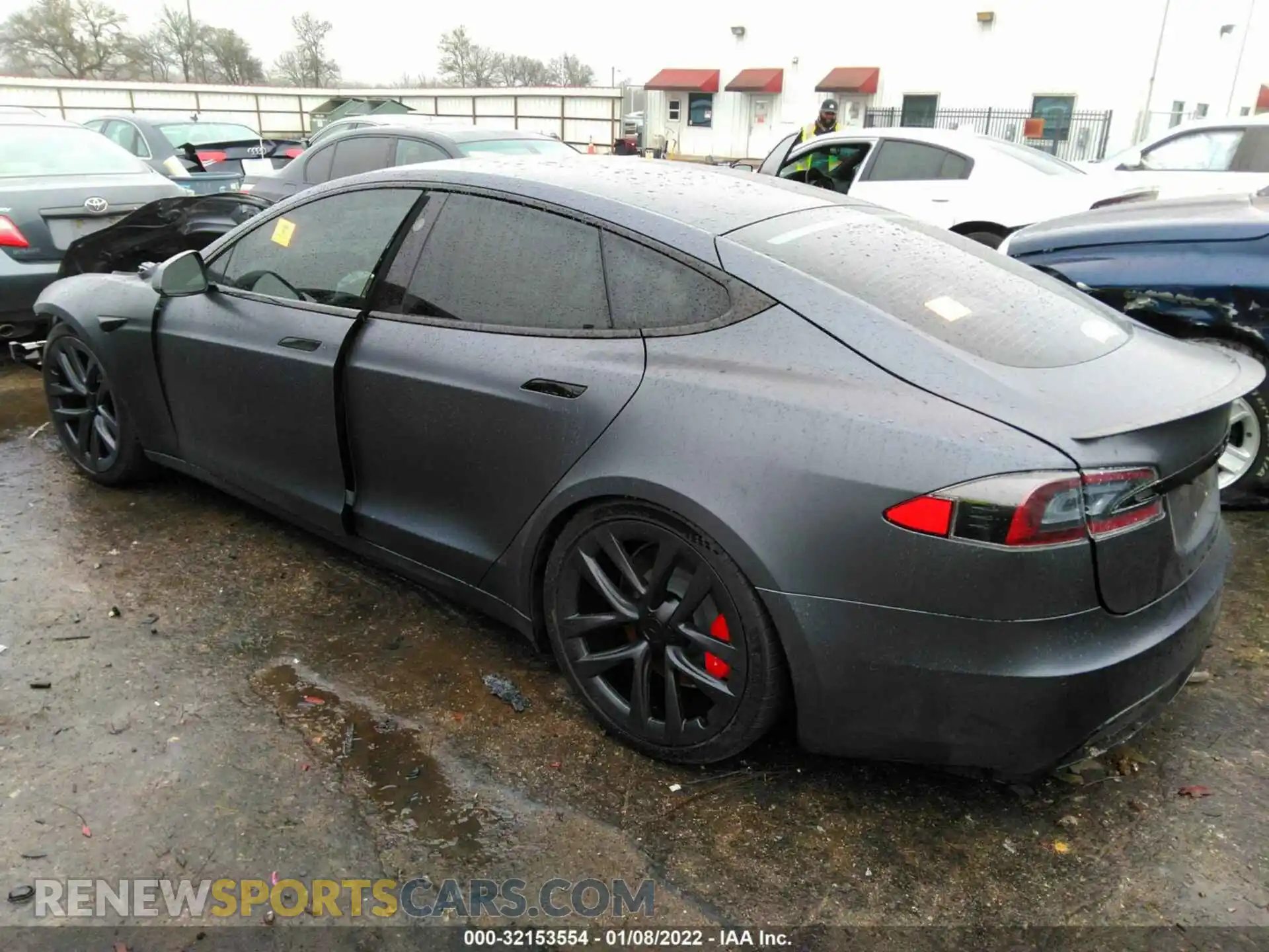 3 Photograph of a damaged car 5YJSA1E63MF431710 TESLA MODEL S 2021