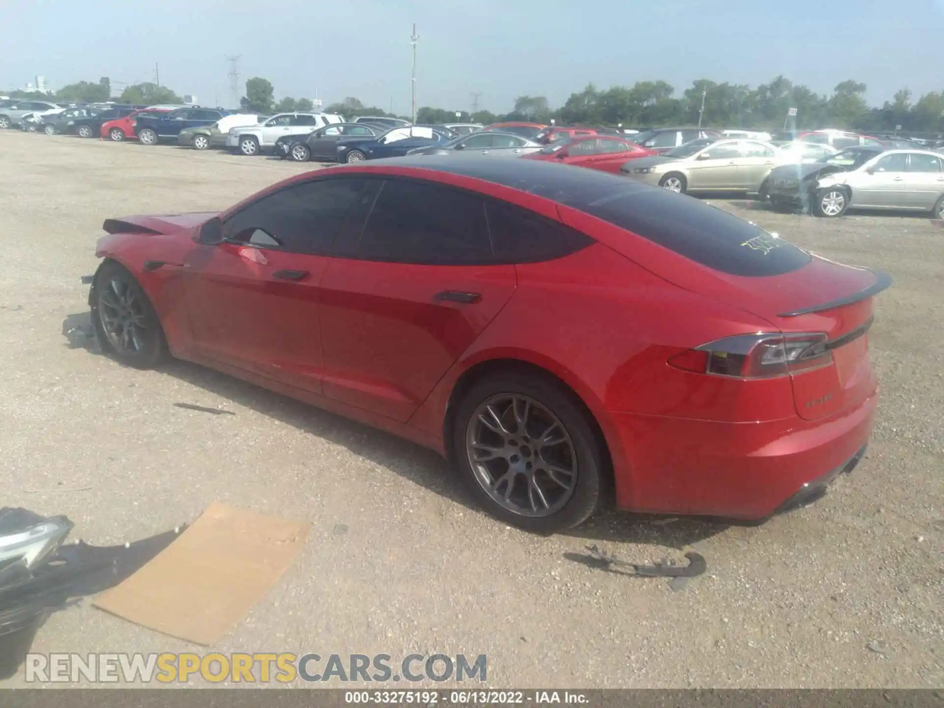 3 Photograph of a damaged car 5YJSA1E65MF442417 TESLA MODEL S 2021