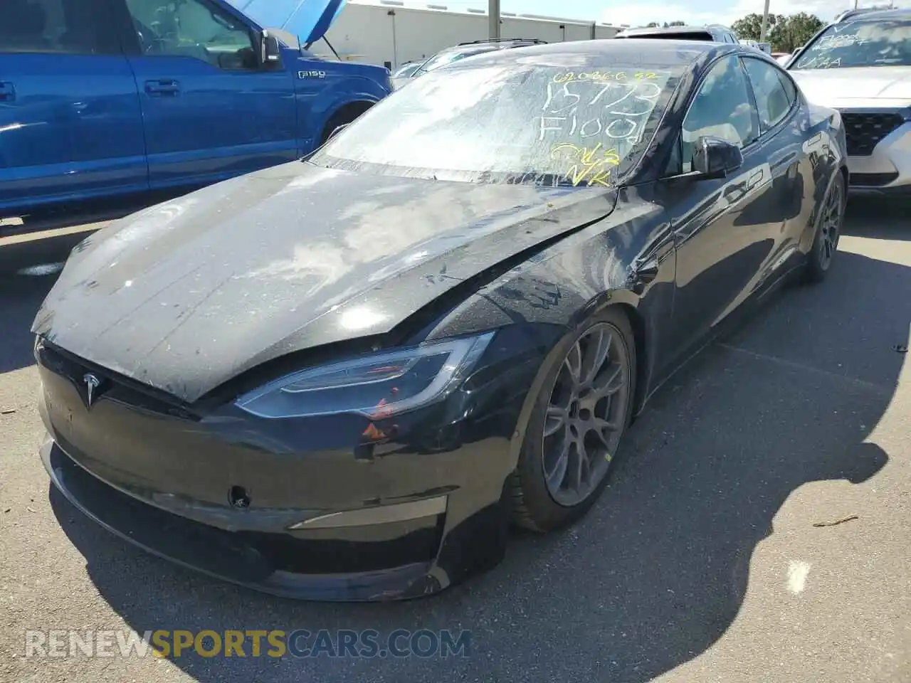 2 Фотография поврежденного автомобиля 5YJSA1E68MF451631 TESLA MODEL S 2021