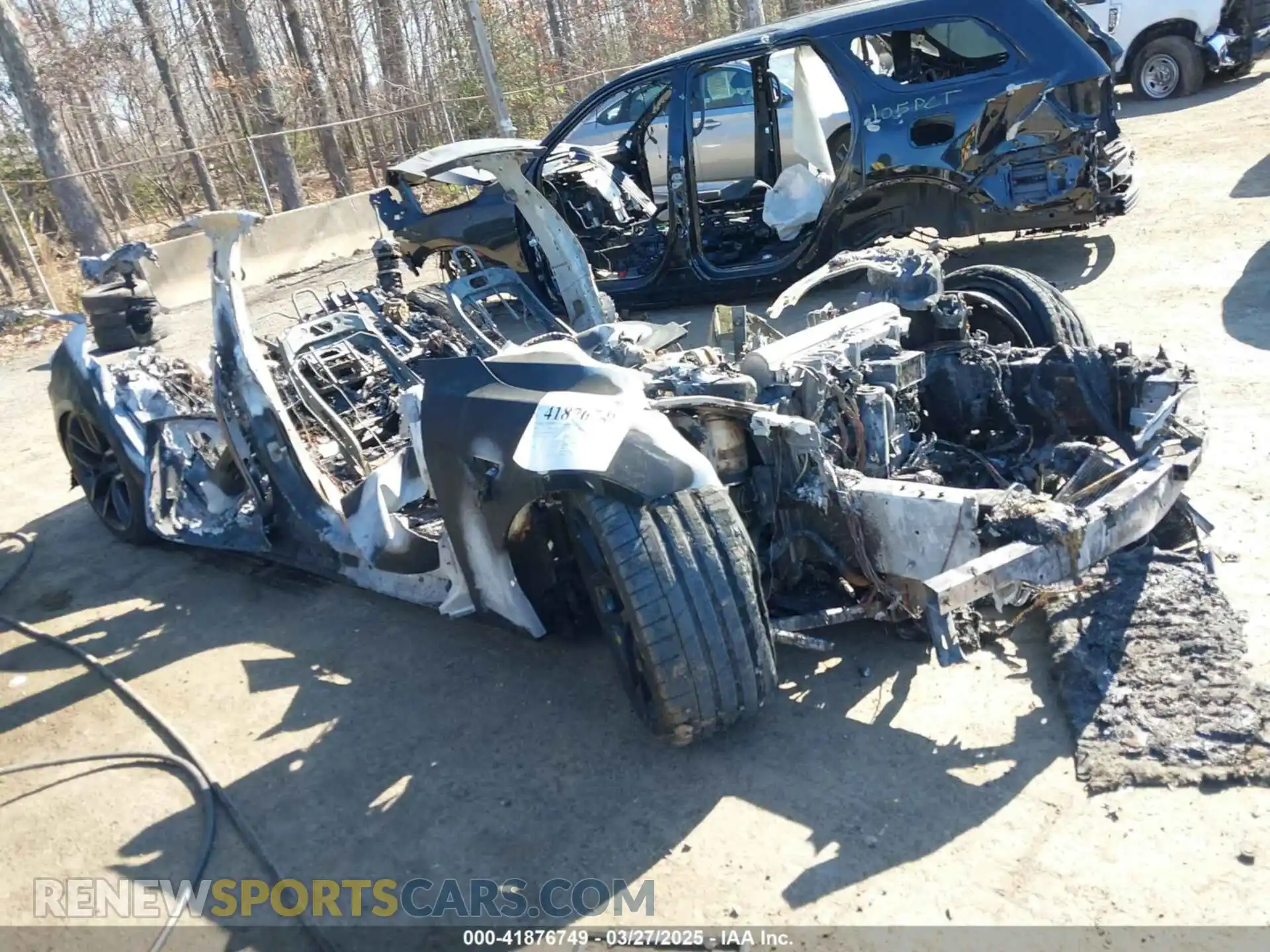 1 Photograph of a damaged car 5YJSA1E68MF455324 TESLA MODEL S 2021