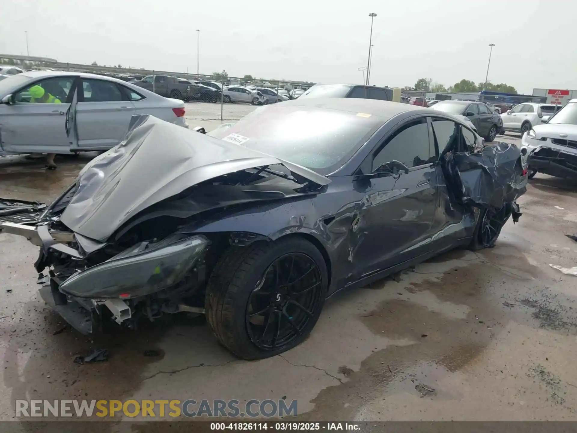 2 Фотография поврежденного автомобиля 5YJSA1E6XMF429436 TESLA MODEL S 2021