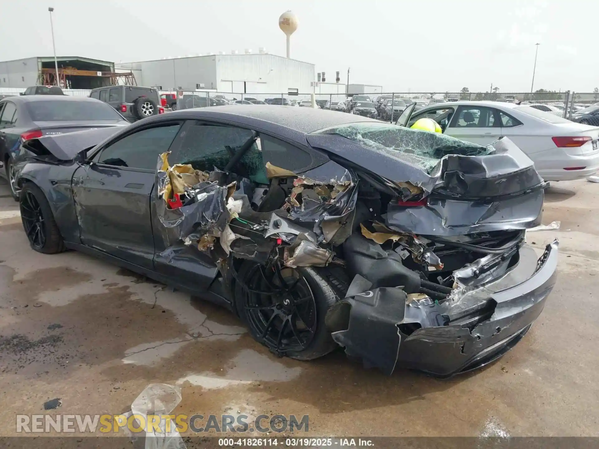 3 Фотография поврежденного автомобиля 5YJSA1E6XMF429436 TESLA MODEL S 2021