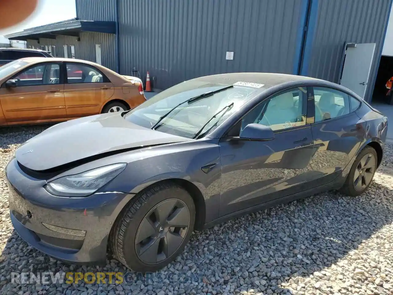 1 Photograph of a damaged car 5YJ3E1EB7NF260337 TESLA MODEL S 2022