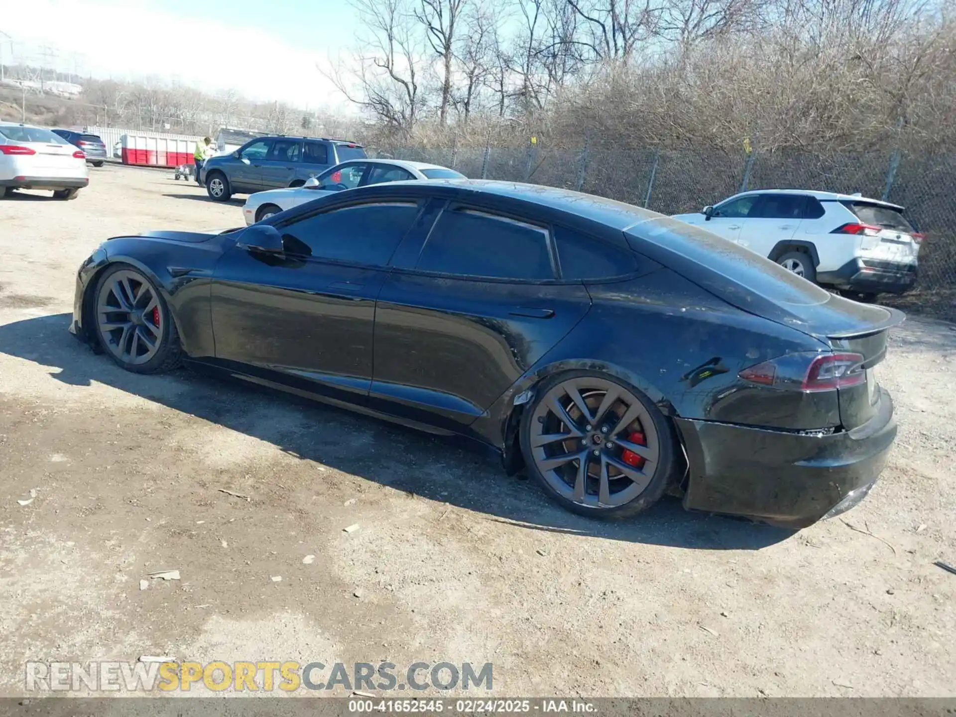 3 Photograph of a damaged car 5YJSA1E50NF470991 TESLA MODEL S 2022