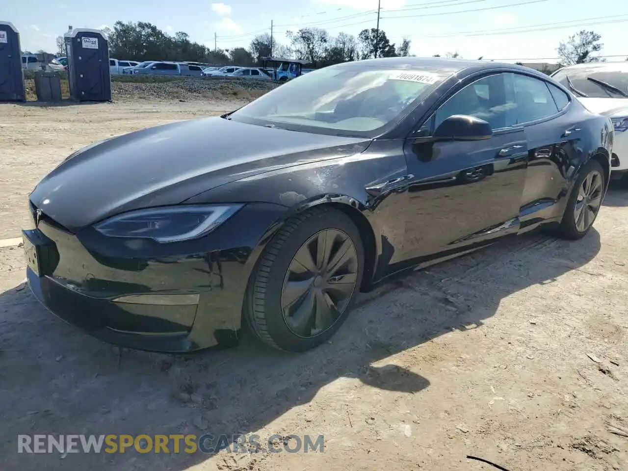 1 Photograph of a damaged car 5YJSA1E51NF487329 TESLA MODEL S 2022
