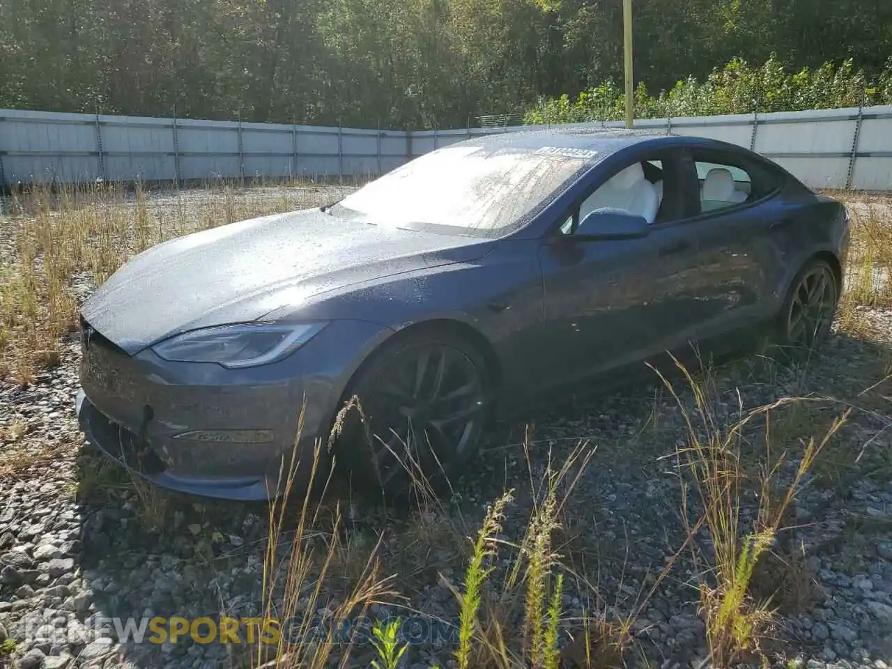 1 Photograph of a damaged car 5YJSA1E51NF488545 TESLA MODEL S 2022