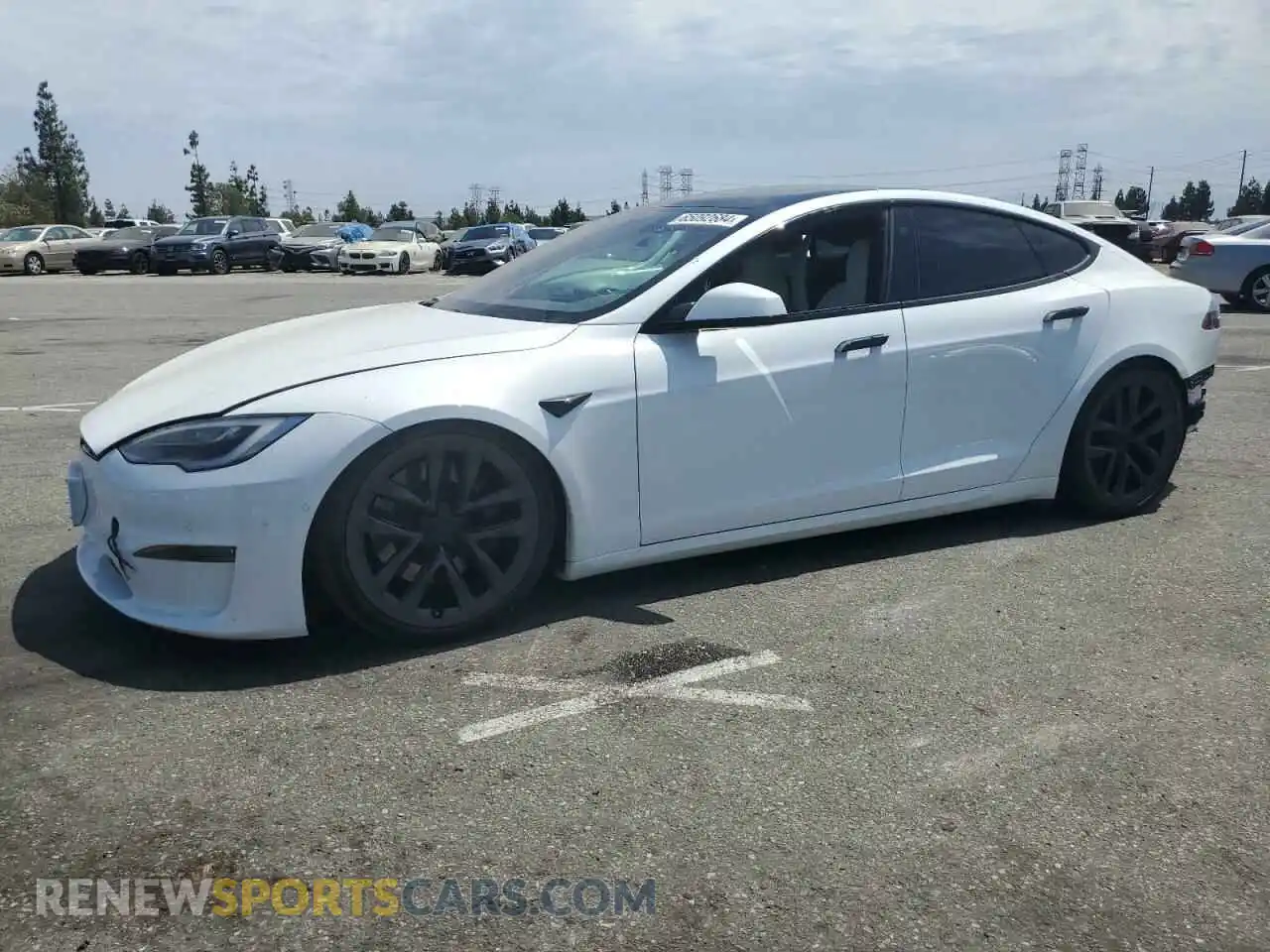 1 Photograph of a damaged car 5YJSA1E53NF463307 TESLA MODEL S 2022