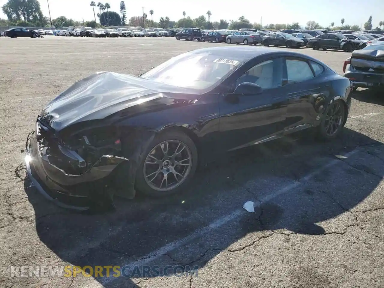 1 Photograph of a damaged car 5YJSA1E53NF463565 TESLA MODEL S 2022