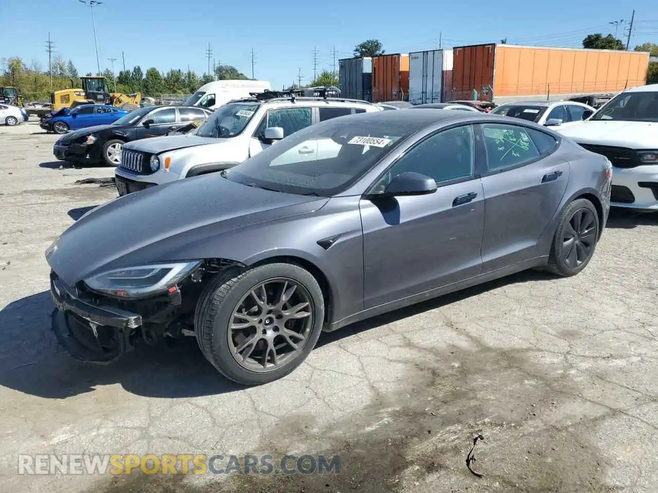 1 Photograph of a damaged car 5YJSA1E53NF471133 TESLA MODEL S 2022