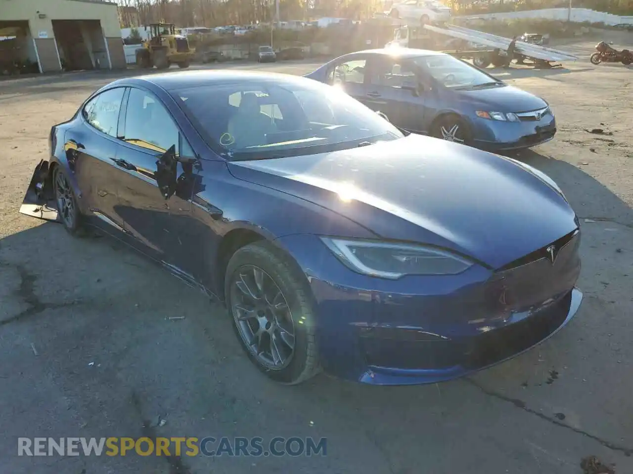 1 Photograph of a damaged car 5YJSA1E53NF475845 TESLA MODEL S 2022