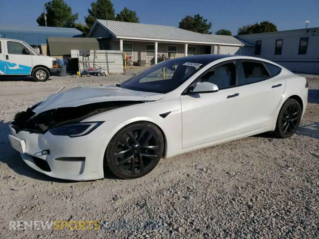 1 Photograph of a damaged car 5YJSA1E53NF478681 TESLA MODEL S 2022