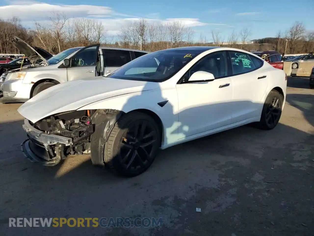 1 Photograph of a damaged car 5YJSA1E54NF461162 TESLA MODEL S 2022