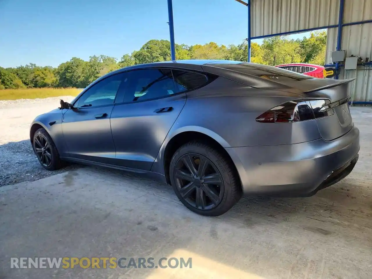 2 Photograph of a damaged car 5YJSA1E56NF467335 TESLA MODEL S 2022