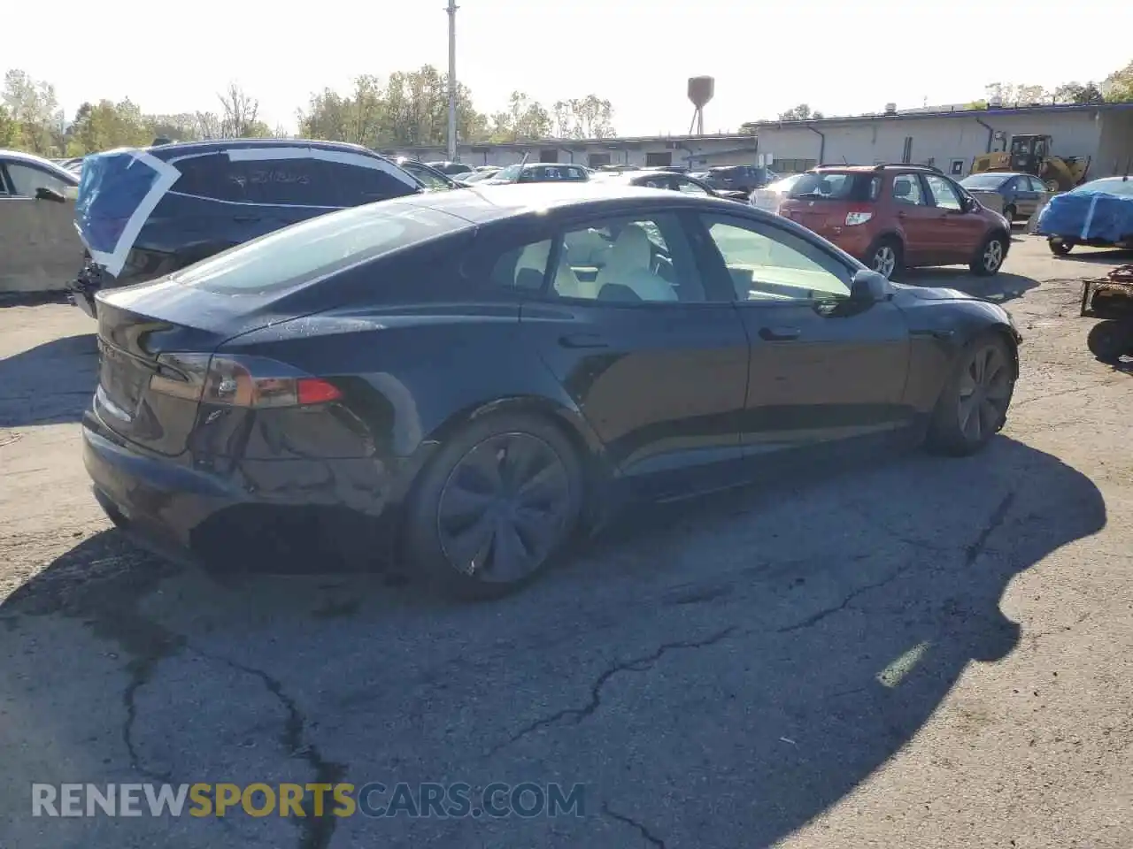 3 Photograph of a damaged car 5YJSA1E56NF467755 TESLA MODEL S 2022