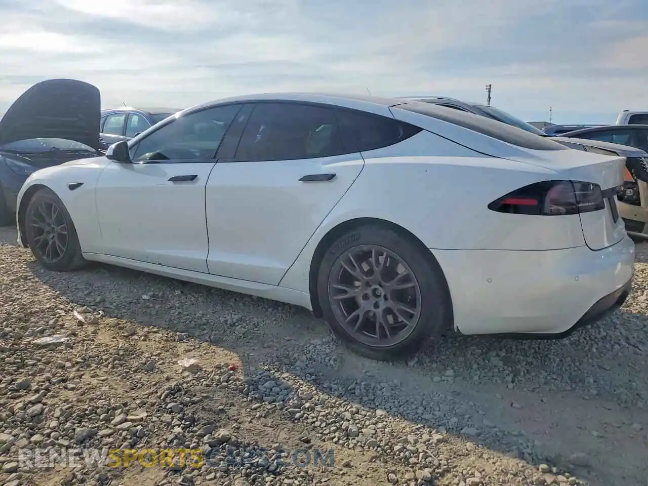 2 Фотография поврежденного автомобиля 5YJSA1E56NF493031 TESLA MODEL S 2022