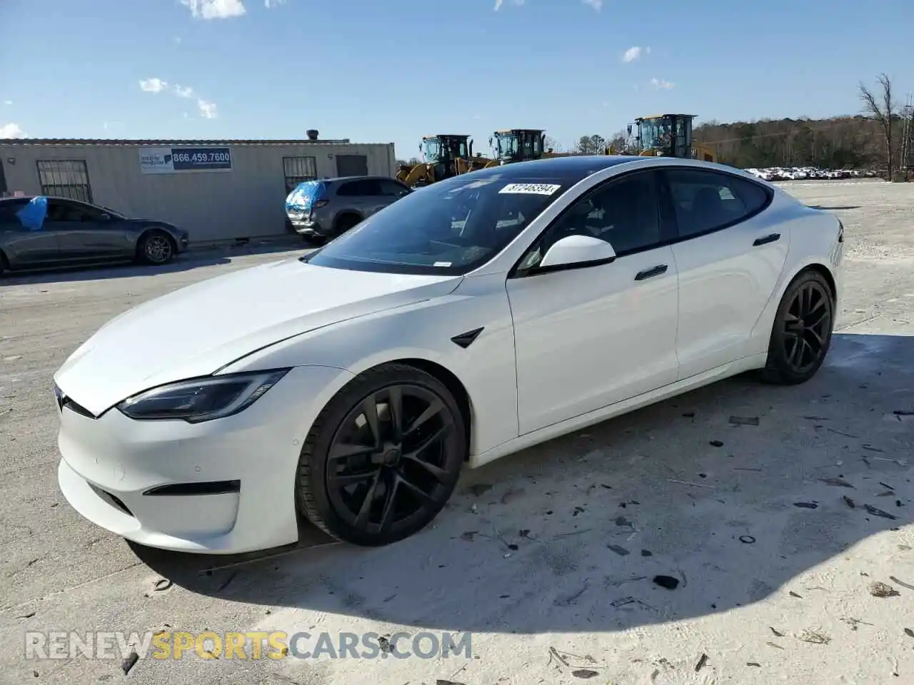 1 Photograph of a damaged car 5YJSA1E56NF493515 TESLA MODEL S 2022