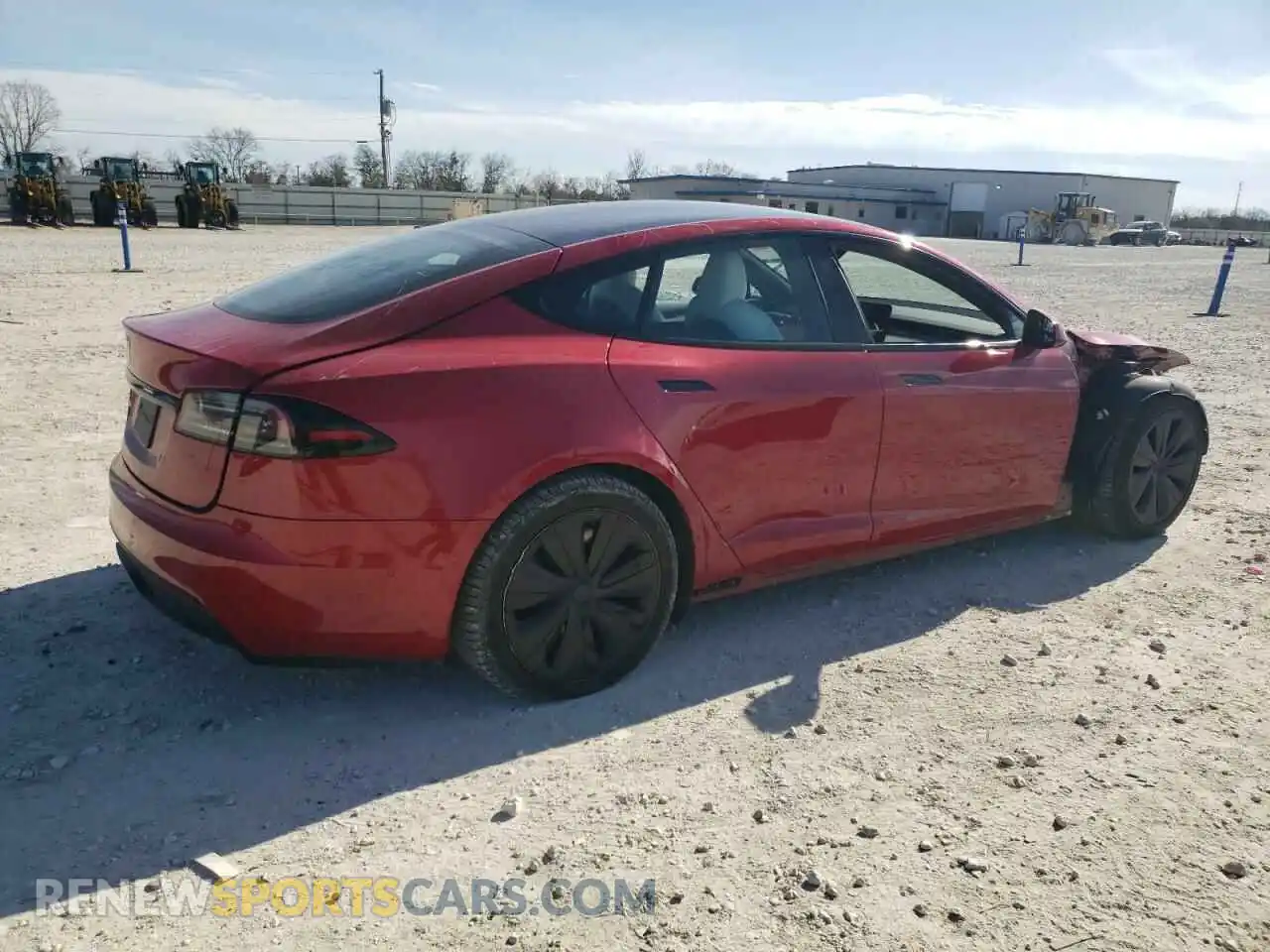 3 Фотография поврежденного автомобиля 5YJSA1E57NF488727 TESLA MODEL S 2022