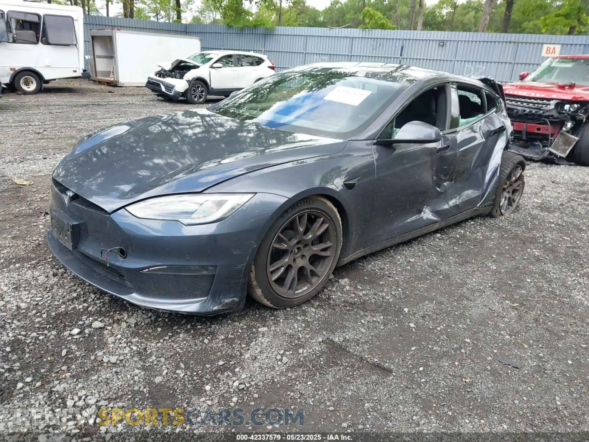 2 Фотография поврежденного автомобиля 5YJSA1E59NF469015 TESLA MODEL S 2022