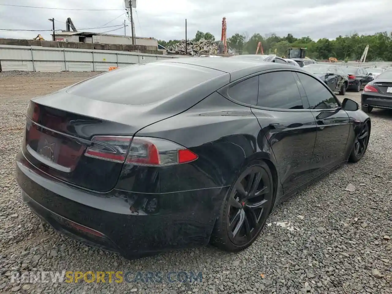 3 Photograph of a damaged car 5YJSA1E59NF471038 TESLA MODEL S 2022