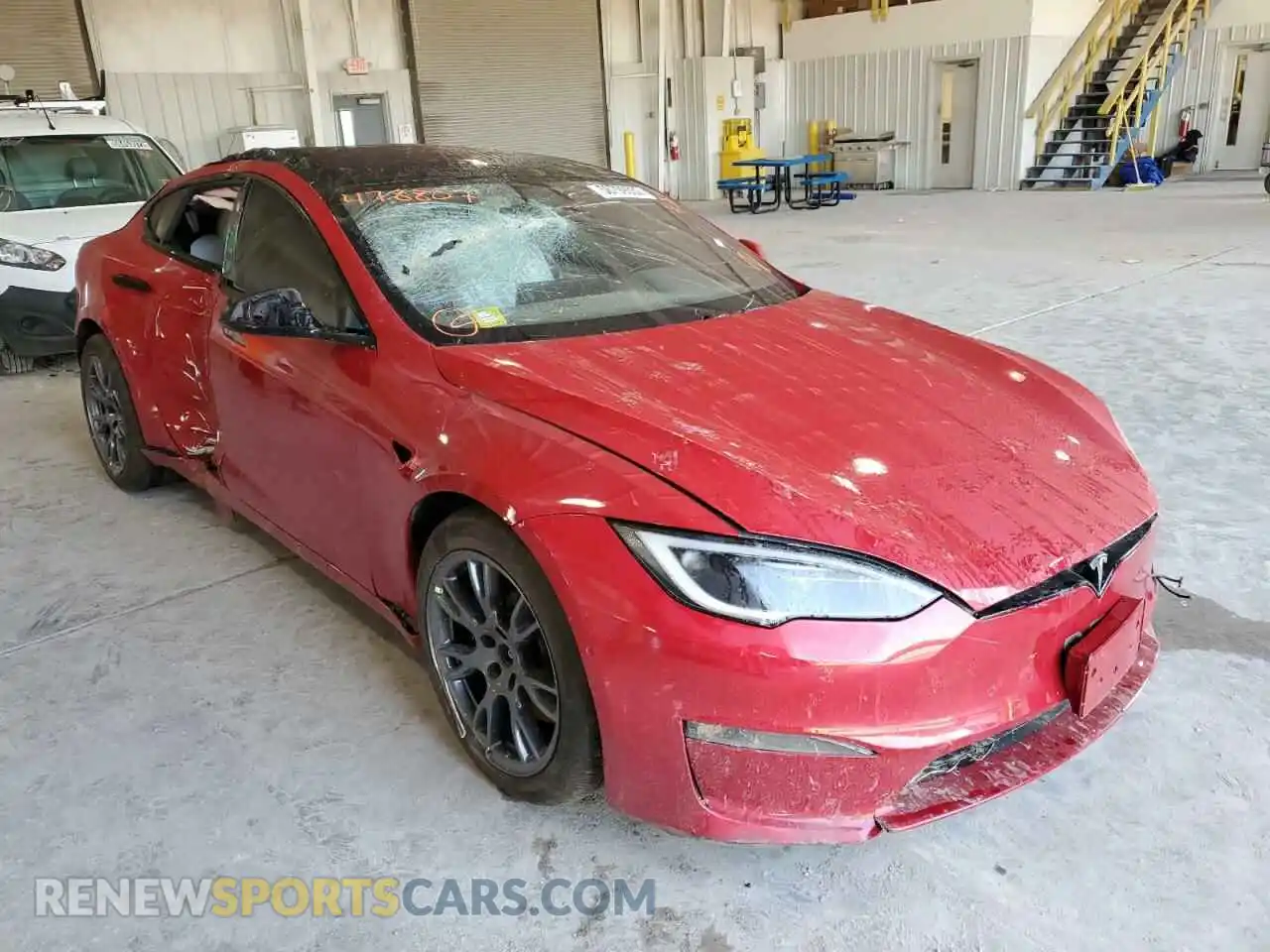 1 fotografías del automóvil dañado 5YJSA1E5XNF478807 TESLA MODEL S 2022