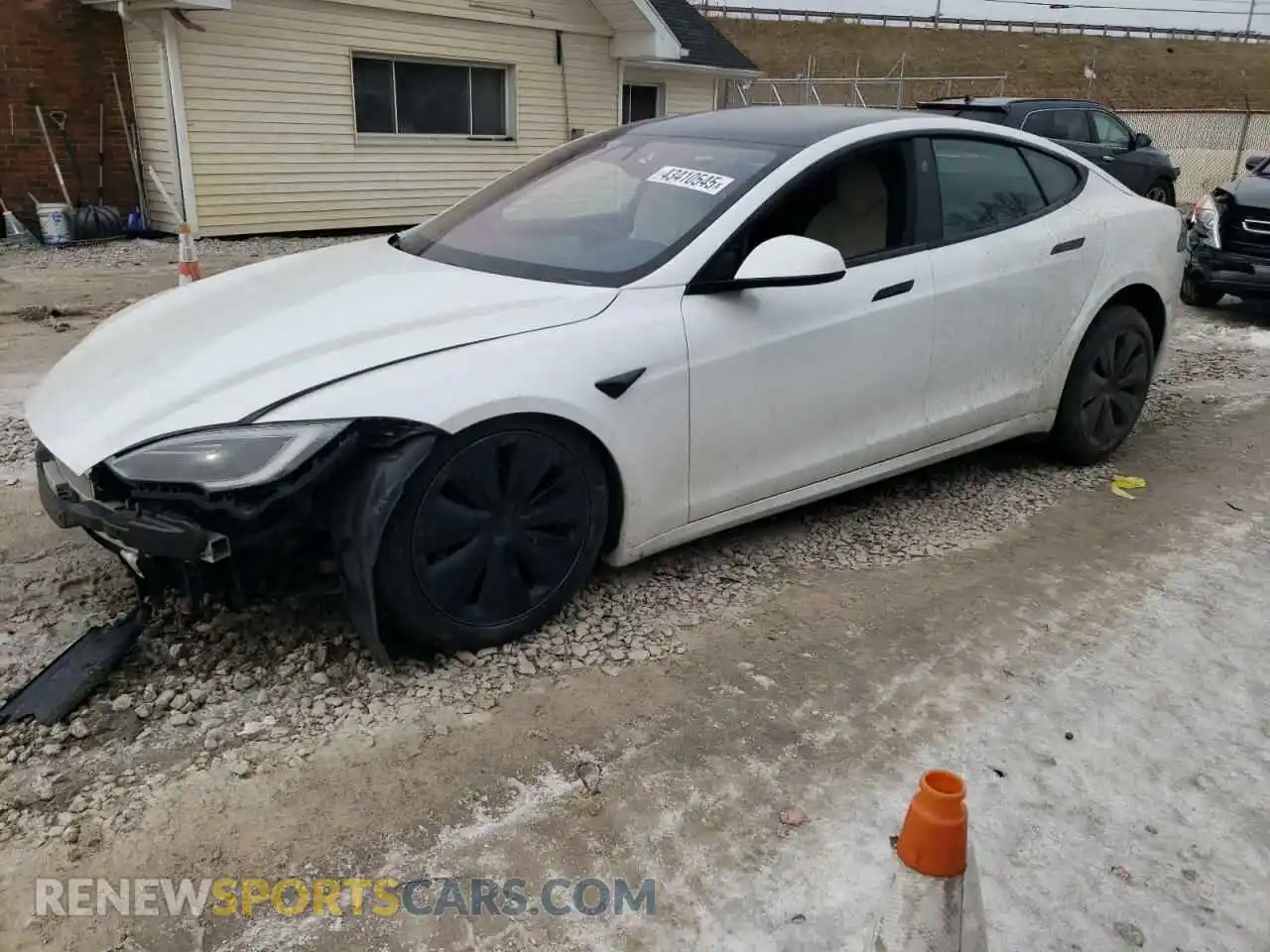 1 Photograph of a damaged car 5YJSA1E5XNF480167 TESLA MODEL S 2022