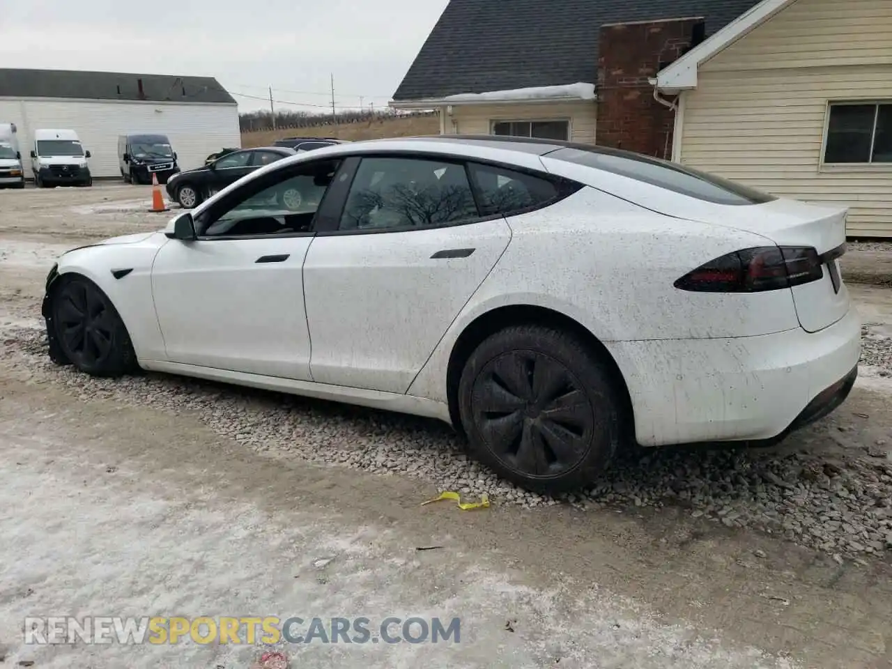 2 Photograph of a damaged car 5YJSA1E5XNF480167 TESLA MODEL S 2022