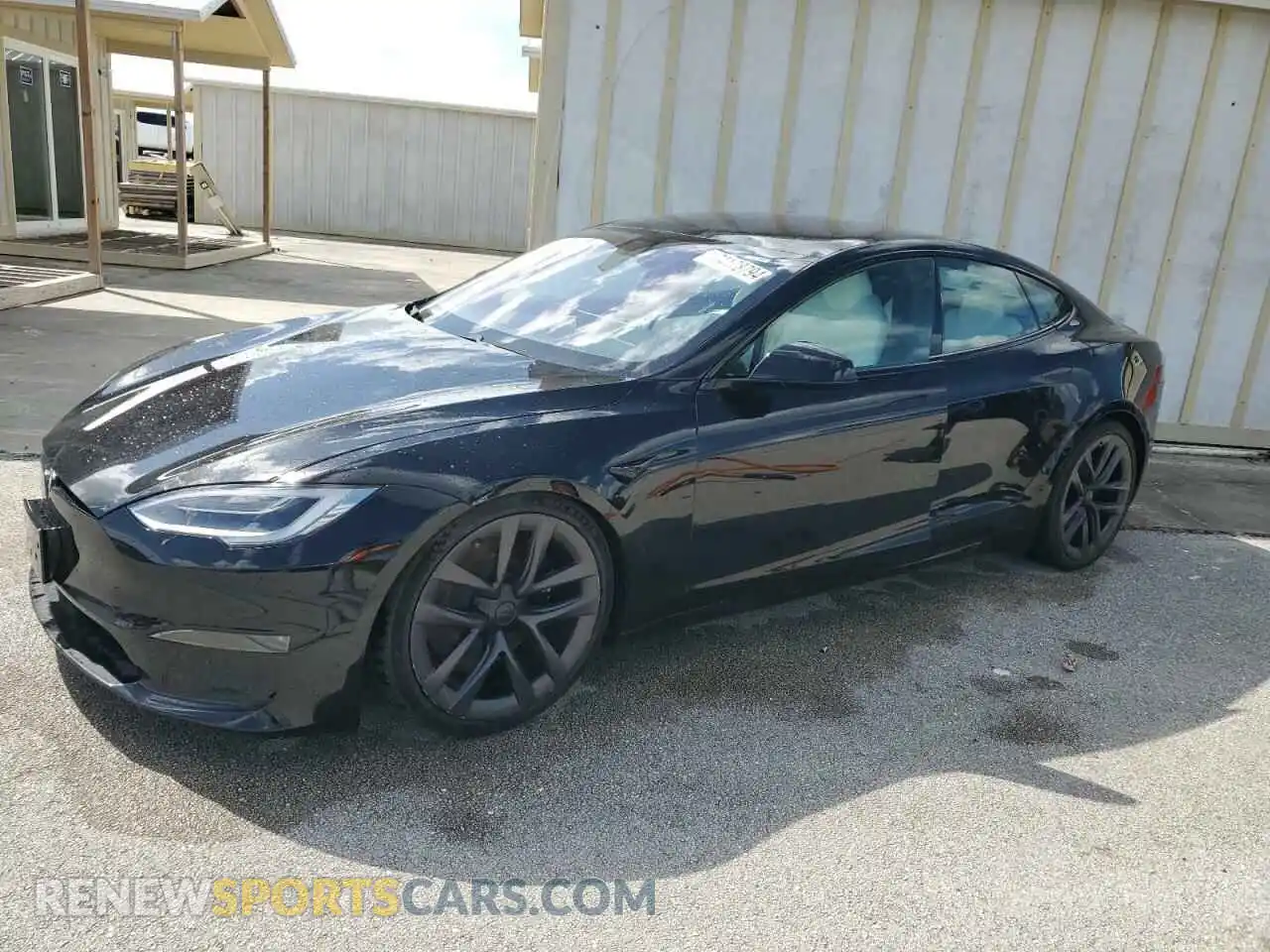 1 Photograph of a damaged car 5YJSA1E64NF461218 TESLA MODEL S 2022