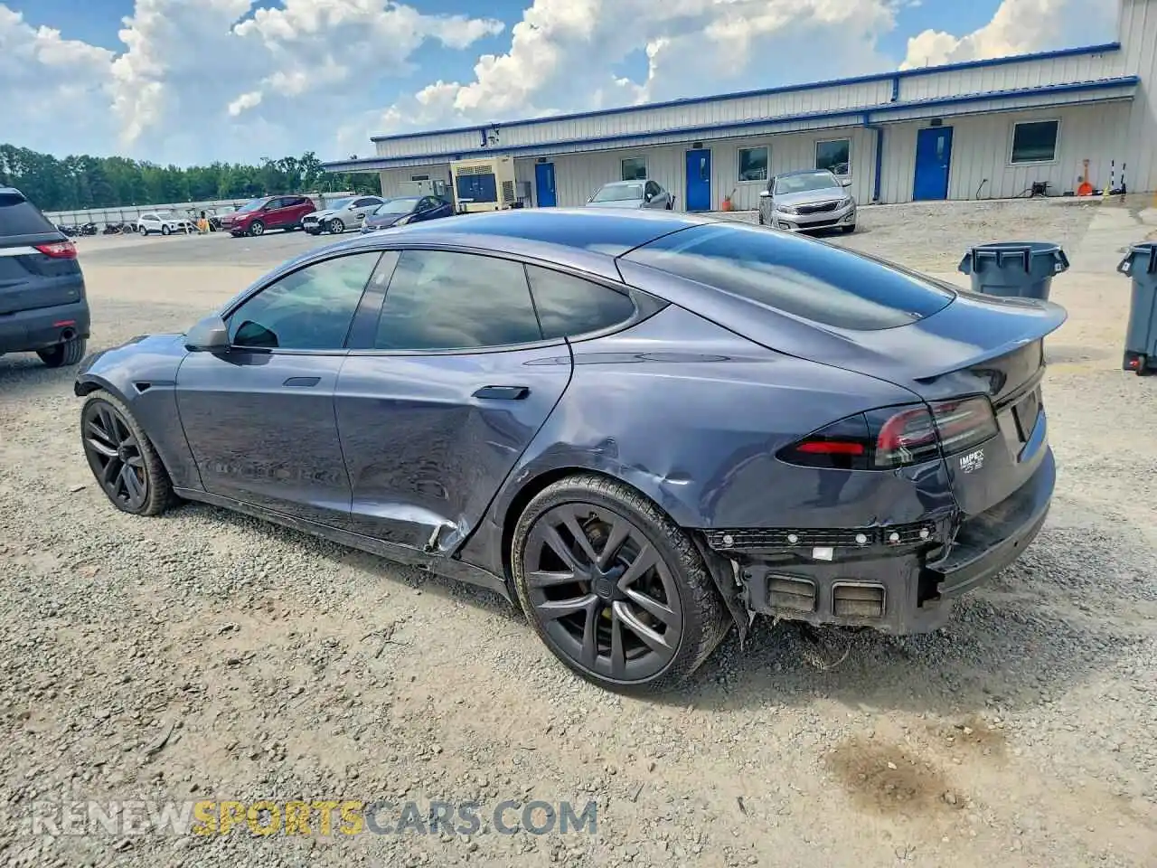 2 Photograph of a damaged car 5YJSA1E65NF472969 TESLA MODEL S 2022