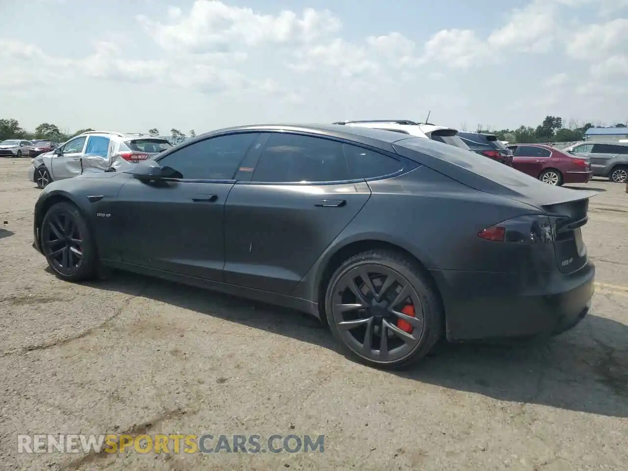2 Фотография поврежденного автомобиля 5YJSA1E66NF460913 TESLA MODEL S 2022