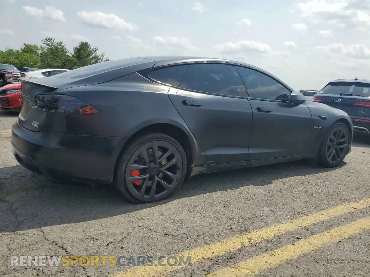 3 Фотография поврежденного автомобиля 5YJSA1E66NF460913 TESLA MODEL S 2022