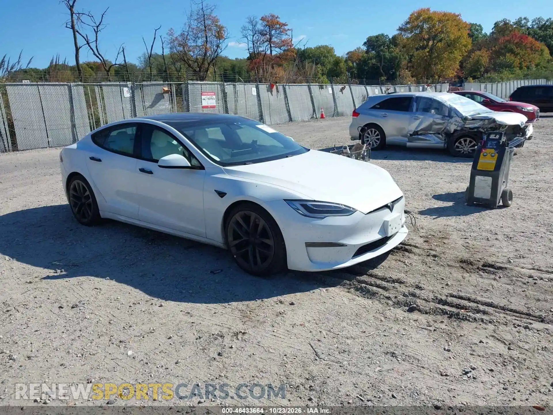 1 Photograph of a damaged car 5YJSA1E69NF460310 TESLA MODEL S 2022