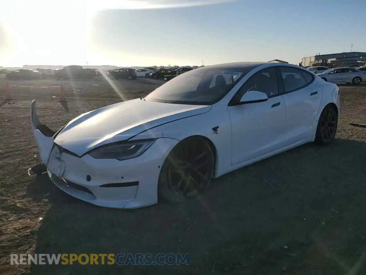 1 Photograph of a damaged car 5YJSA1E6XNF464771 TESLA MODEL S 2022