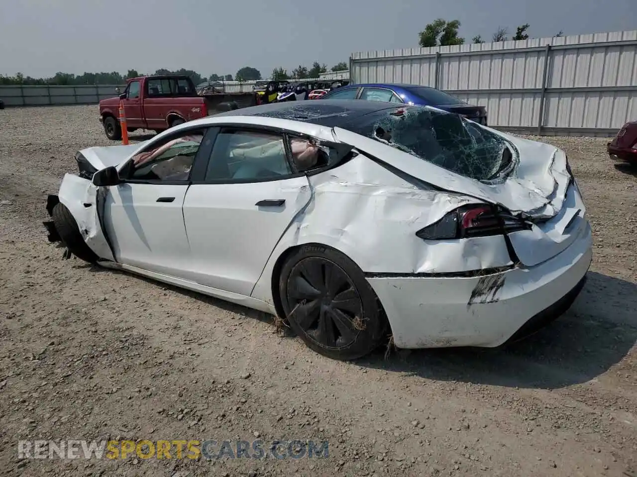 2 Photograph of a damaged car 5YJSA1E6XNF480212 TESLA MODEL S 2022