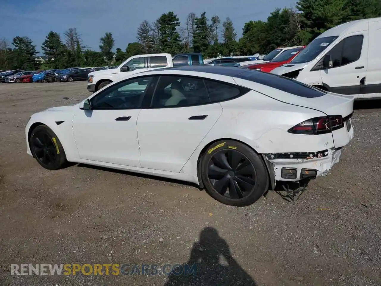 2 Photograph of a damaged car 5YJSA1E50PF501031 TESLA MODEL S 2023