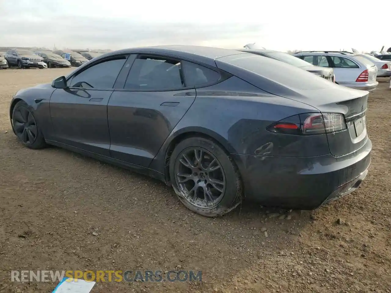2 Photograph of a damaged car 5YJSA1E50PF527306 TESLA MODEL S 2023