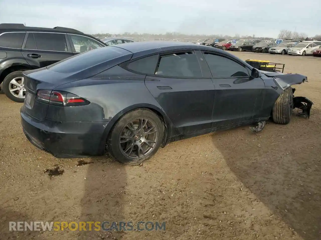 3 Photograph of a damaged car 5YJSA1E50PF527306 TESLA MODEL S 2023