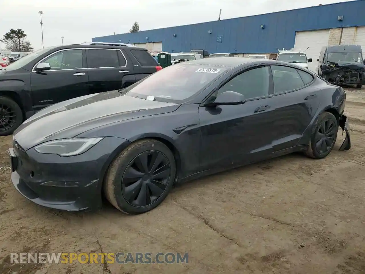 1 Photograph of a damaged car 5YJSA1E50PF527841 TESLA MODEL S 2023