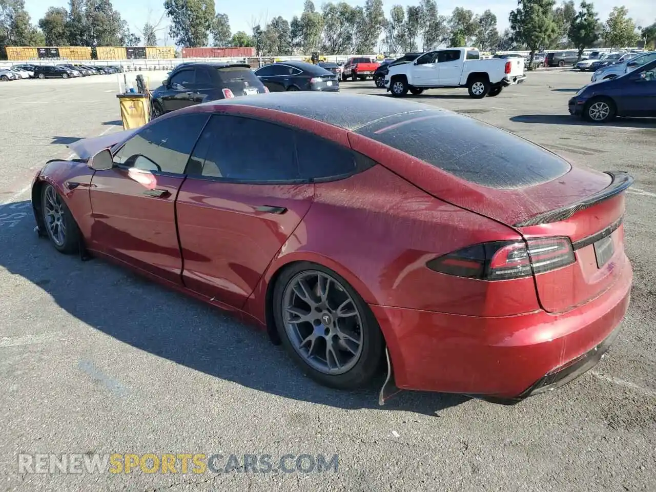 2 Photograph of a damaged car 5YJSA1E50PF530870 TESLA MODEL S 2023