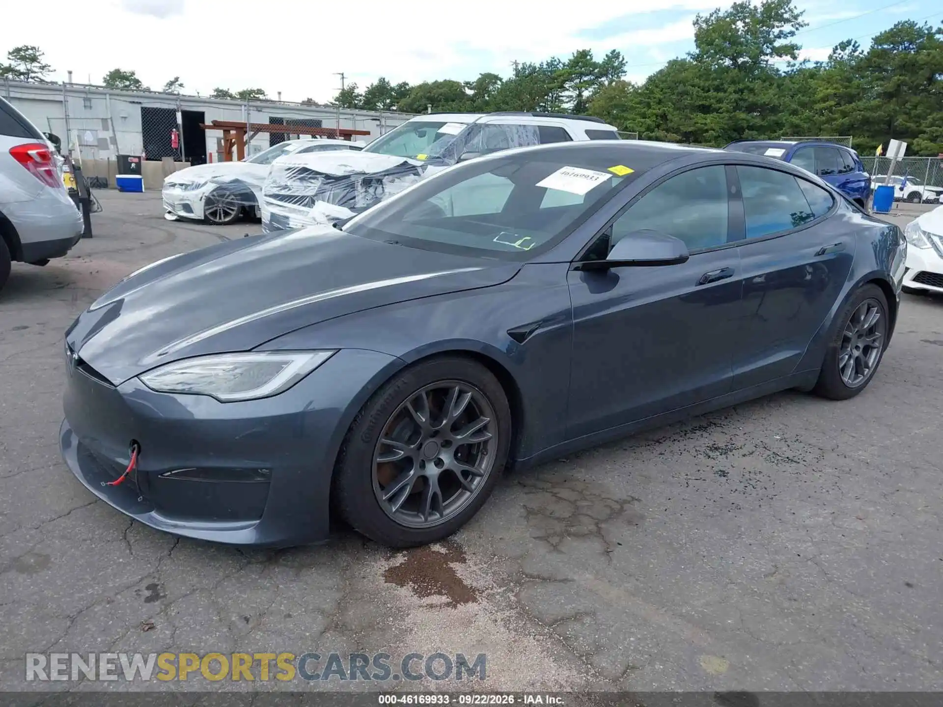 2 Photograph of a damaged car 5YJSA1E51PF510689 TESLA MODEL S 2023